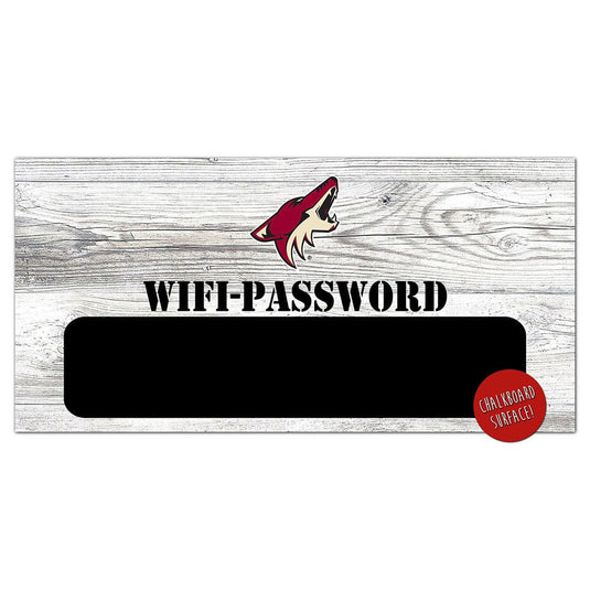 Fan Creations 6x12 Horizontal Arizona Coyotes Wifi Password 6x12 Sign