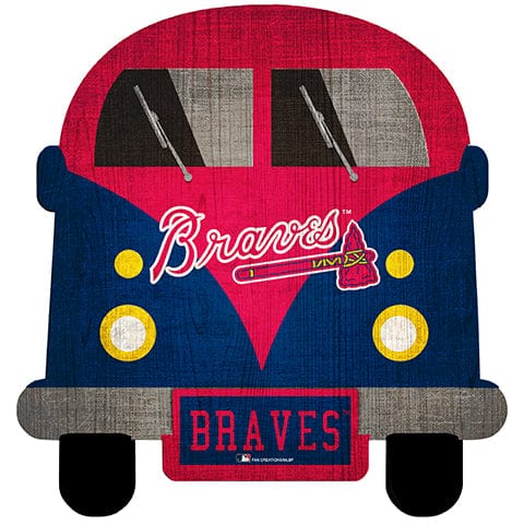 Fan Creations Team Bus Atlanta Braves 12" Team Bus Sign