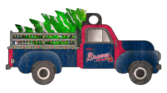 Fan Creations Holiday Home Decor Atlanta Braves Truck Ornament