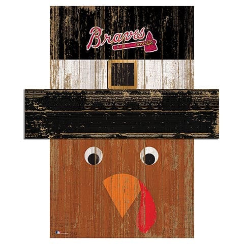 Fan Creations Large Holiday Head Atlanta Braves Turkey Head