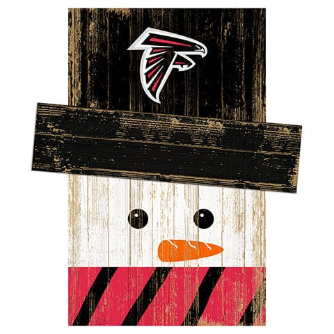 Fan Creations Large Holiday Head Atlanta Falcons Snowman Head