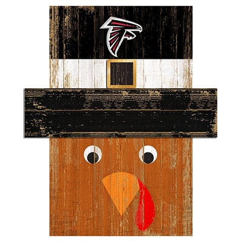 Fan Creations Large Holiday Head Atlanta Falcons Turkey Head