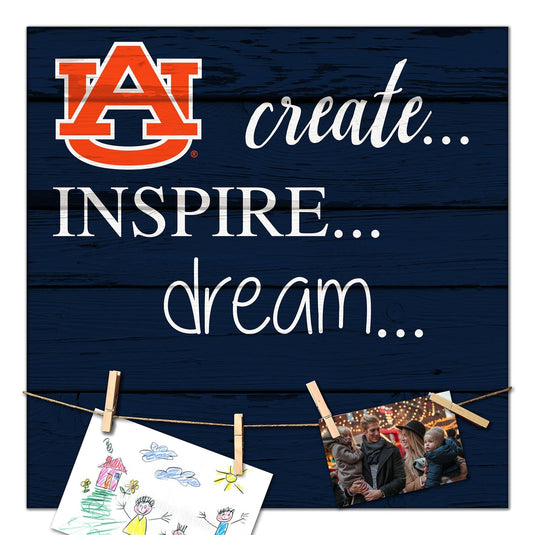 Fan Creations Desktop Stand Auburn Create Dream Inspire 18x18