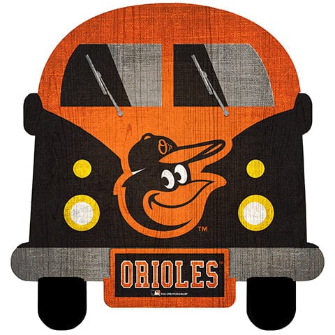 Fan Creations Team Bus Baltimore Orioles 12" Team Bus Sign