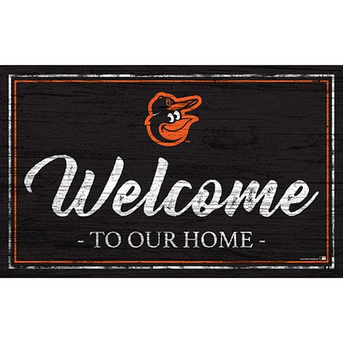 Fan Creations 11x19 Baltimore Orioles Team Color Welcome 11x19 Sign