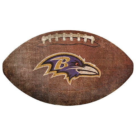 Fan Creations 12" Wall Art Baltimore Ravens 12" Football Shaped Sign