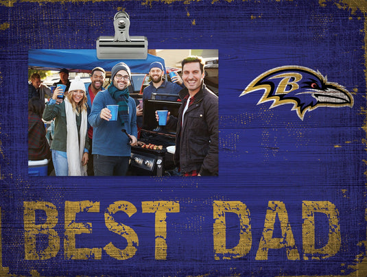 Fan Creations Desktop Stand Baltimore Ravens Best Dad Clip Frame