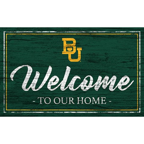 Fan Creations 11x19 Baylor Team Color Welcome 11x19 Sign