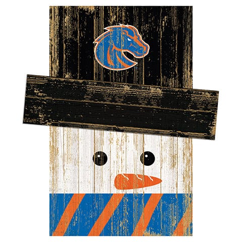 Fan Creations Large Holiday Head Boise State Snowman Head