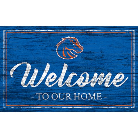 Fan Creations 11x19 Boise State Team Color Welcome 11x19 Sign