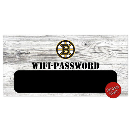 Fan Creations 6x12 Horizontal Boston Bruins Wifi Password 6x12 Sign