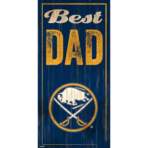 Fan Creations 6x12 Vertical Buffalo Sabres Best Dad 6x12 Sign