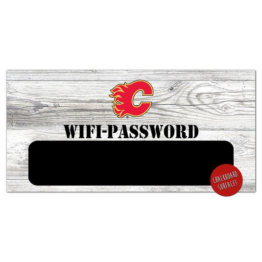 Fan Creations 6x12 Horizontal Calgary Flames Wifi Password 6x12 Sign