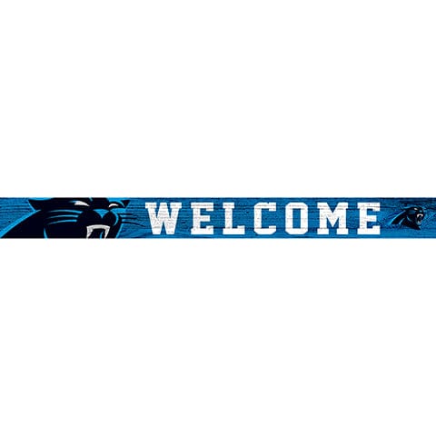 Fan Creations Strips Carolina Panthers 16in. Welcome Strip