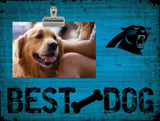 Fan Creations Desktop Stand Carolina Panthers Best Dog Clip Frame