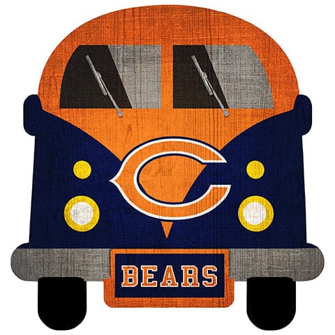 Fan Creations Team Bus Chicago Bears 12" Team Bus Sign