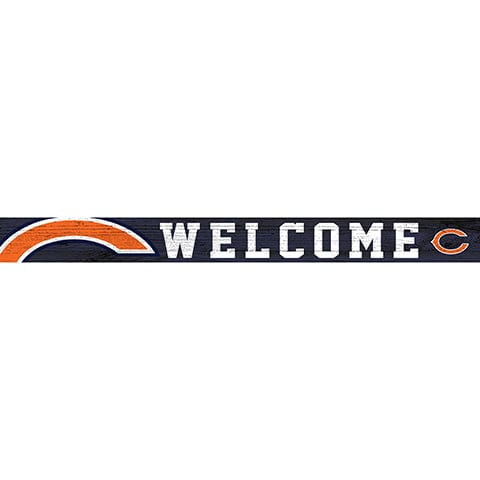 Fan Creations Strips Chicago Bears 16in. Welcome Strip