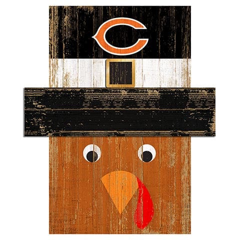 Fan Creations Large Holiday Head Chicago Bears Turkey Head
