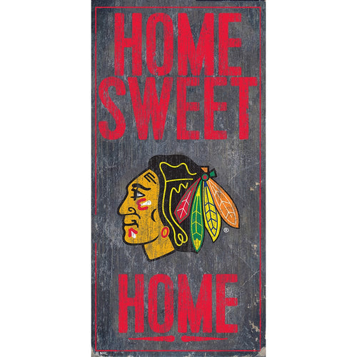 Fan Creations 6x12 Vertical Chicago Blackhawks Home Sweet Home 6x12