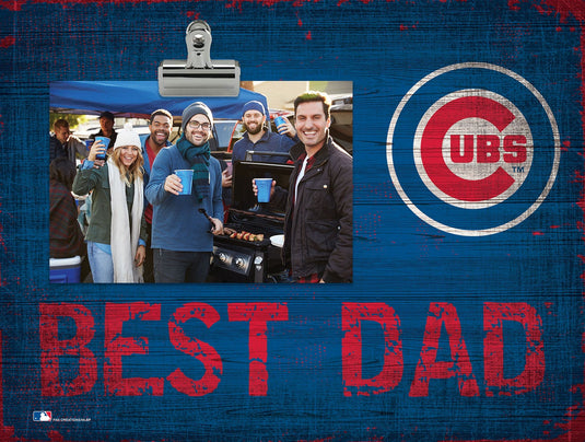 Fan Creations Desktop Stand Chicago Cubs Best Dad Clip Frame