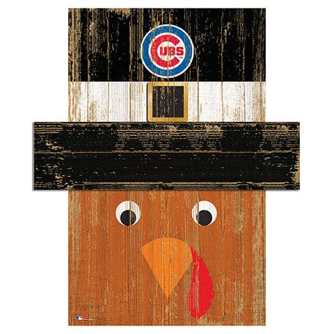 Fan Creations Large Holiday Head Chicago Cubs Turkey Head