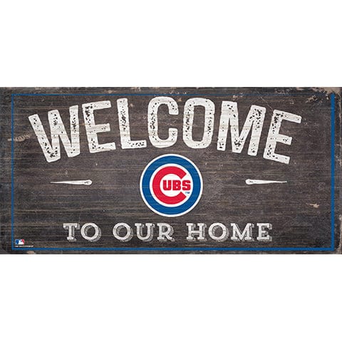 Fan Creations 6x12 Horizontal Chicago Cubs Welcome Home Sign