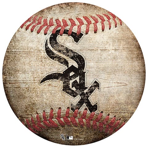 Fan Creations 12" Wall Art Chicago White Sox 12" Baseball Shaped Sign