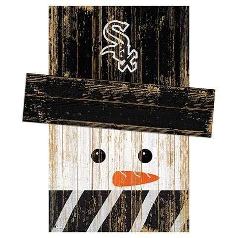Fan Creations Large Holiday Head Chicago White Sox Snowman Head
