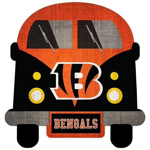 Fan Creations Team Bus Cincinnati Bengals 12" Team Bus Sign