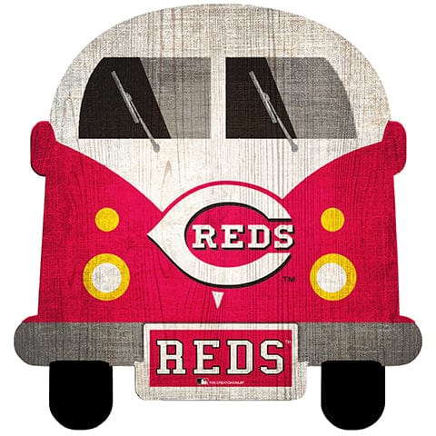 Fan Creations Team Bus Cincinnati Reds 12" Team Bus Sign
