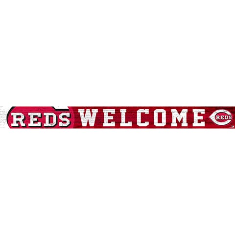 Fan Creations Strips Cincinnati Reds 16in. Welcome Strip