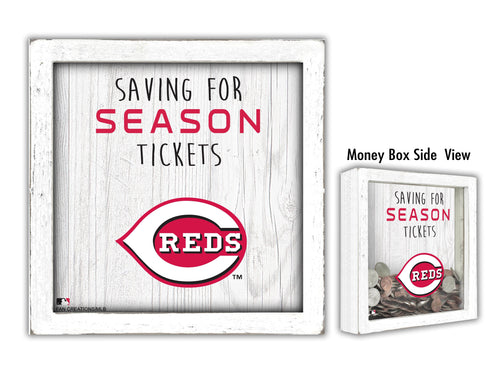 Fan Creations Desktop Stand Cincinnati Reds Saving For Tickets Money Box