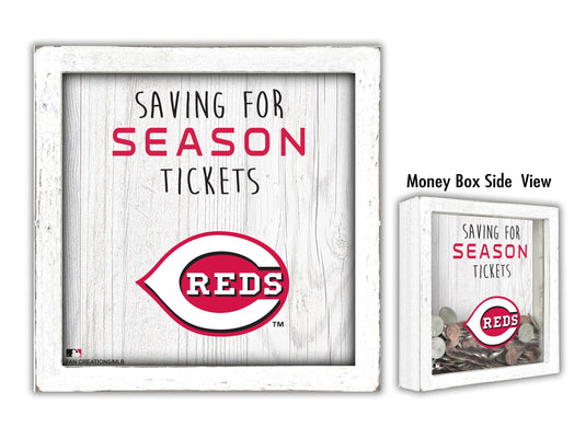 Fan Creations Desktop Stand Cincinnati Reds Saving For Tickets Money Box