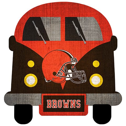 Fan Creations Team Bus Cleveland Browns 12" Team Bus Sign