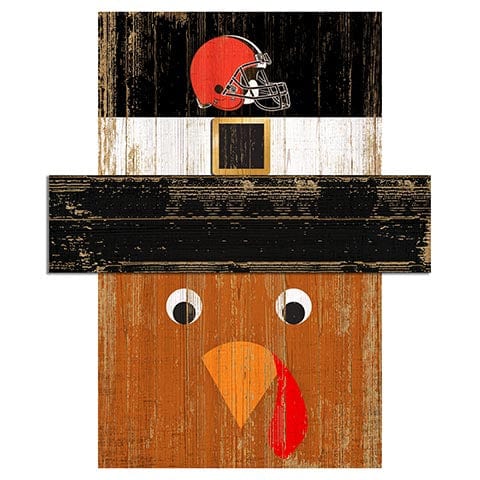 Fan Creations Large Holiday Head Cleveland Browns Turkey Head