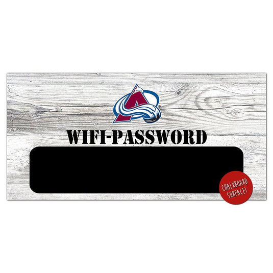 Fan Creations 6x12 Horizontal Colorado Avalanche Wifi Password 6x12 Sign