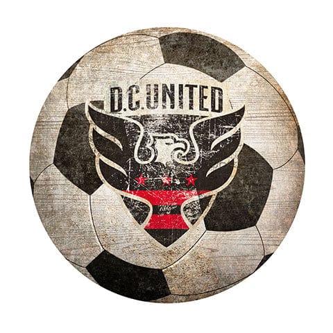 Fan Creations 12" Wall Art D.C. United 12" Soccer Shaped Sign