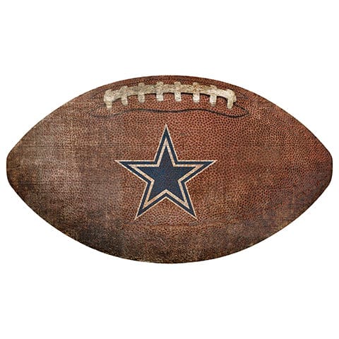 Fan Creations 12" Wall Art Dallas Cowboys 12" Football Shaped Sign