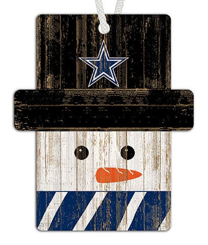 Fan Creations Ornament Dallas Cowboys Snowman Ornament