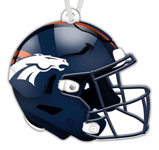 Fan Creations Holiday Home Decor Denver Broncos Helmet Ornament