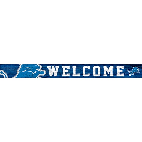 Fan Creations Strips Detroit Lions 16in. Welcome Strip