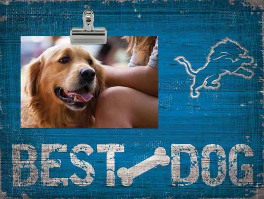 Fan Creations Desktop Stand Detroit Lions Best Dog Clip Frame