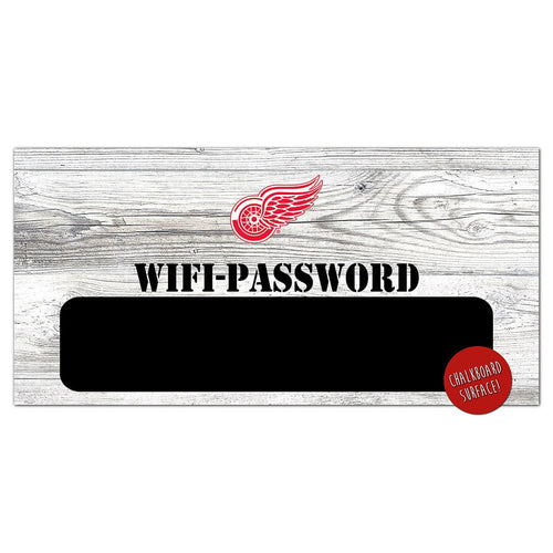Fan Creations 6x12 Horizontal Detroit Red Wings Wifi Password 6x12 Sign