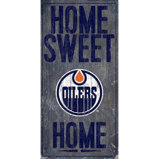 Fan Creations 6x12 Vertical Edmonton Oilers Home Sweet Home 6x12