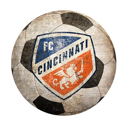 Fan Creations 12" Wall Art FC Cincinnati 12" Soccer Shaped Sign