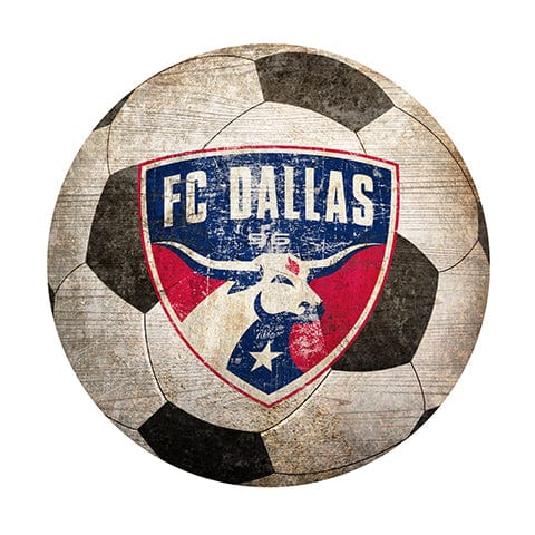 Fan Creations 12" Wall Art FC Dallas 12" Soccer Shaped Sign