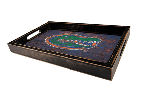 Fan Creations Home Decor Florida  Distressed Team Tray With Team Colors