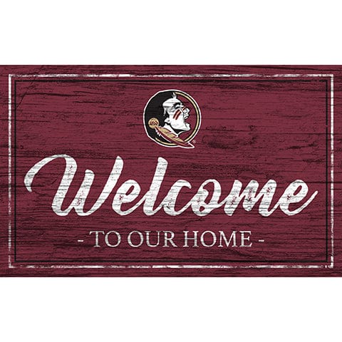 Fan Creations 11x19 Florida State Team Color Welcome 11x19 Sign