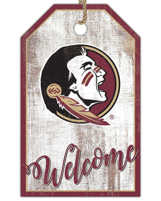 Fan Creations Holiday Home Decor Florida State Welcome 11x19 Tag
