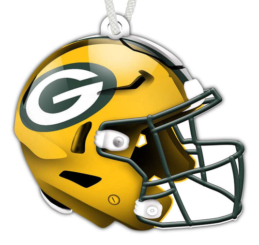 Fan Creations Holiday Home Decor Green Bay Packers Helmet Ornament